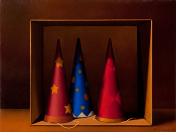 Times Three Oil 18 x 24  - Anthony Schepis