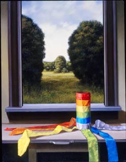 Herse and There VI 30 X 26 Oil  - Anthony Schepis